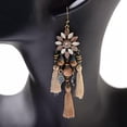 thumbnail image 6 of HOOUN 1 Pair Boho Tassel Ethnic Earring Bohemian Hook Drop Dangle Jewelry for Women-Style-8, 6 of 8