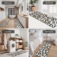 thumbnail image 5 of Black and Yellow Of Leopard Print Kitchen Rugs Sets Of 3,Kitchen Runner Rugs Non Skid Washable,Decorative Kitchen Floor Mats for Kitchen,Sink,Laundry,17"x30"+ 17"x47" + 17"x59", 5 of 6
