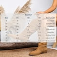 thumbnail image 4 of XUNKUSGA Women's Slouchy Suede Knee High Boots Fashion Vintage Solid Color Tall Boots Classic Round Toe Low Heel Slip On Women's Extra Wide Boots,5.5, 4 of 9