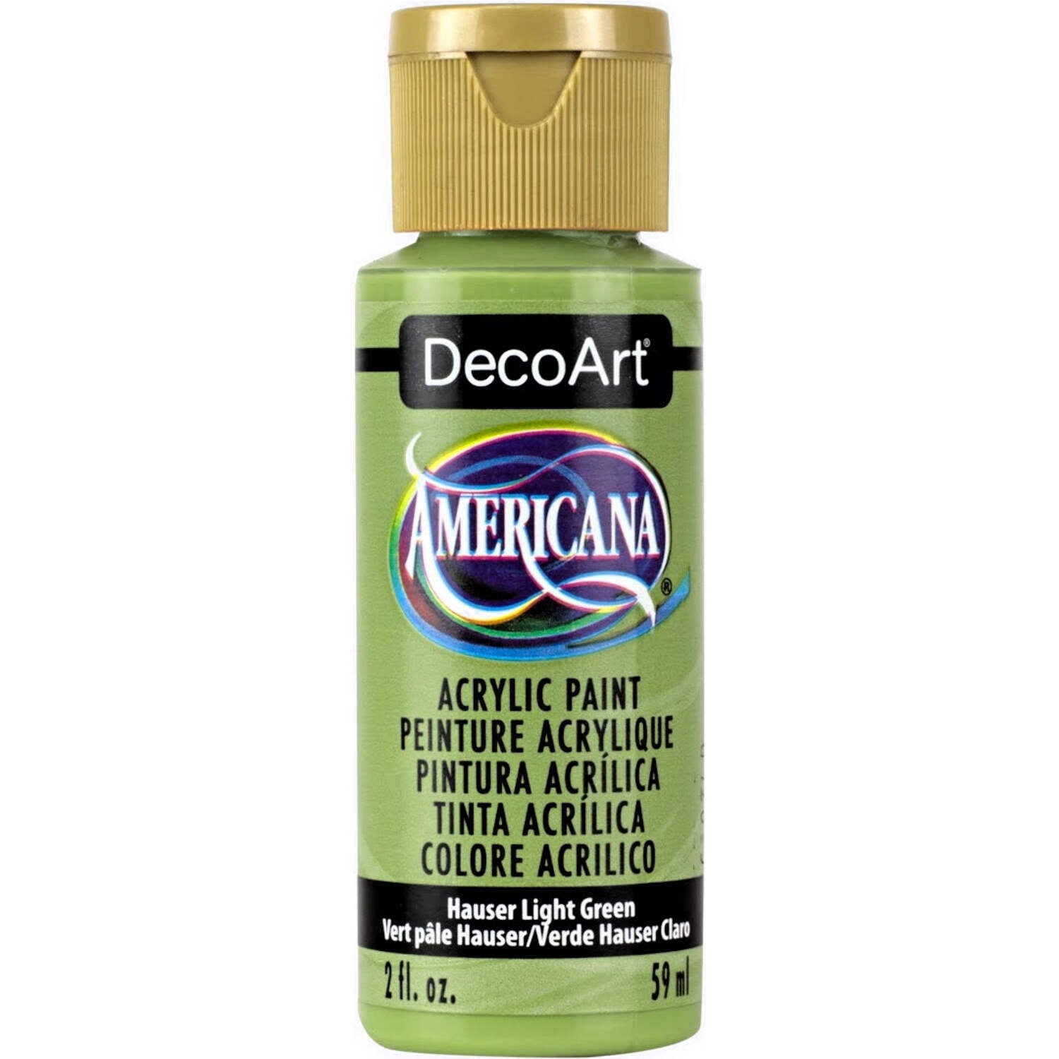 (2 pack) DecoArt Americana Acrylics Green Color Family – 2oz Craft & DIY Paints