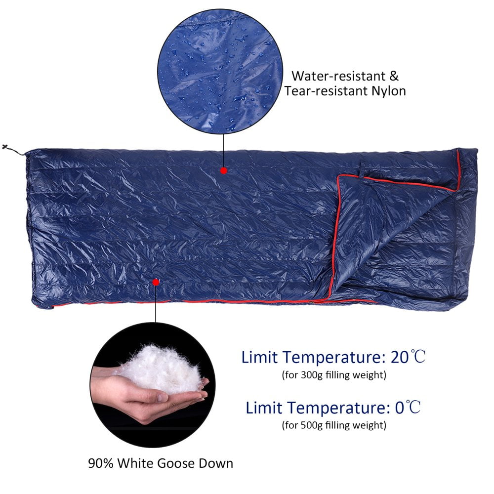 PENGXIANG Sac de Couchage en Duvet d'Oie Ultraléger avec Sac de