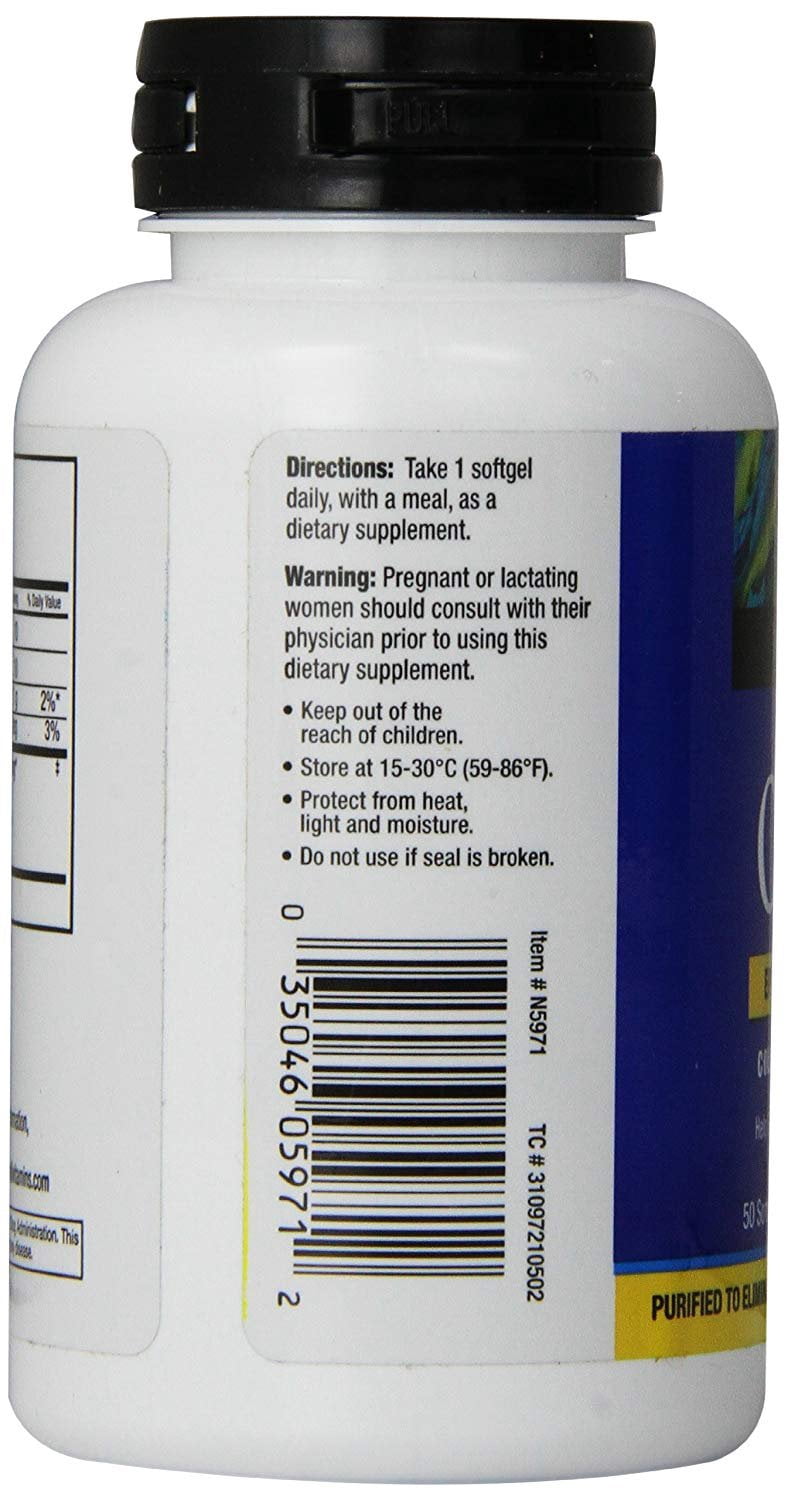 Omegaworks Super Omega 3 Softgels, 50-Count Bottles (Pack of 2)