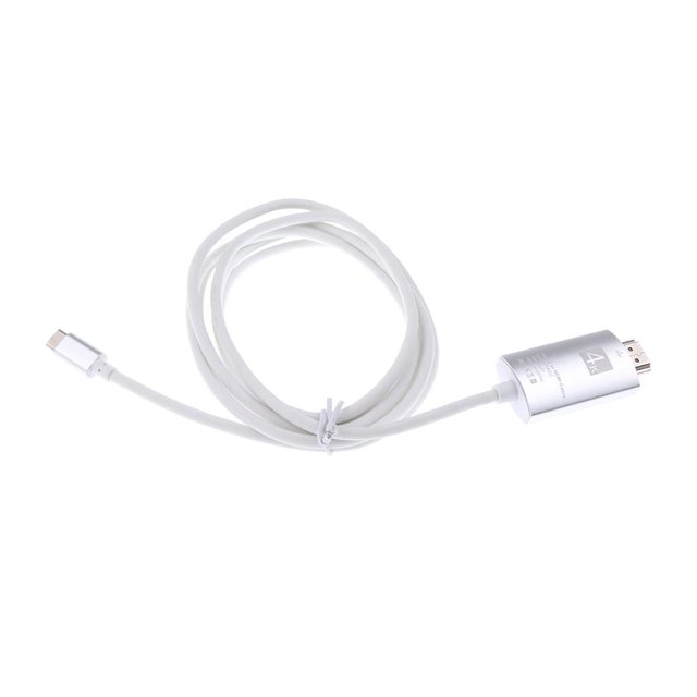 Cable USB-C Tipo C USB 3.1 A 4k 2k HDTV Para Galaxy S8 S8 Plateado plata CUTICAT Cable USB C a