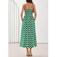 thumbnail image 5 of PRETTYGARDEN Womens Summer Dresses Spring Sleeveless Spaghetti Straps Casual Midi Dress Polka Dot Smocked Beach Sundress, 5 of 10