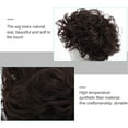 thumbnail image 4 of Peluca rizada corta masculina Halloween Cosplay Peluca Peluca Peluca Peluca Fluffy Wig, 4 of 5