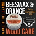 thumbnail image 3 of Daddy Van's All Natural Lavender & Sweet Orange Oil Beeswax Furniture Polish Chemical-free Wood Conditioner and Protectant. No Petroleum Distillates., 3 of 5