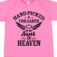 thumbnail image 4 of Inktastic Handpicked for Earth by My Aunt in Heaven with Angel Wings Boys or Girls Baby Bodysuit, 4 of 5