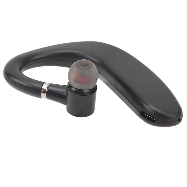 Headset, Ultra Low Latency Single Ear Earpiece for Driving Black