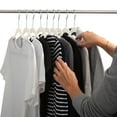 thumbnail image 6 of Simplify 10 Count Plastic Clothing Hanger in Ivory, 6 of 8