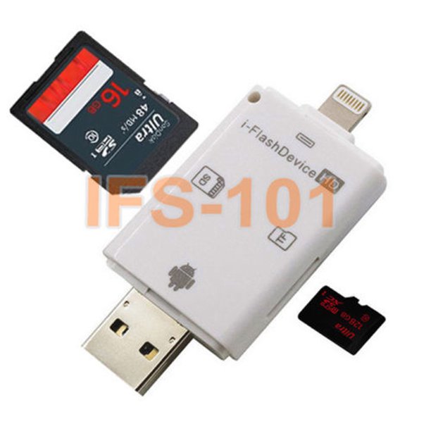 Premium Flash Drive Adapter For Apple Iphone Ipod Touch Android Os Mac Pc Walmart Com Walmart Com
