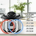 thumbnail image 1 of 3Pcs Pressure Cooker Sealing Ring Silicone Electric Pressure Cooker Gasket for IP-DUO60/IP-DUO50/Smart-60/IP-LUX60/IP-LUX50/IP-CSG60/IP-CSG50, 1 of 7