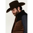 thumbnail image 2 of Cody James Men's Waren Corduroy Puffer Vest - CJFA22V33-BRN Medium, 2 of 4