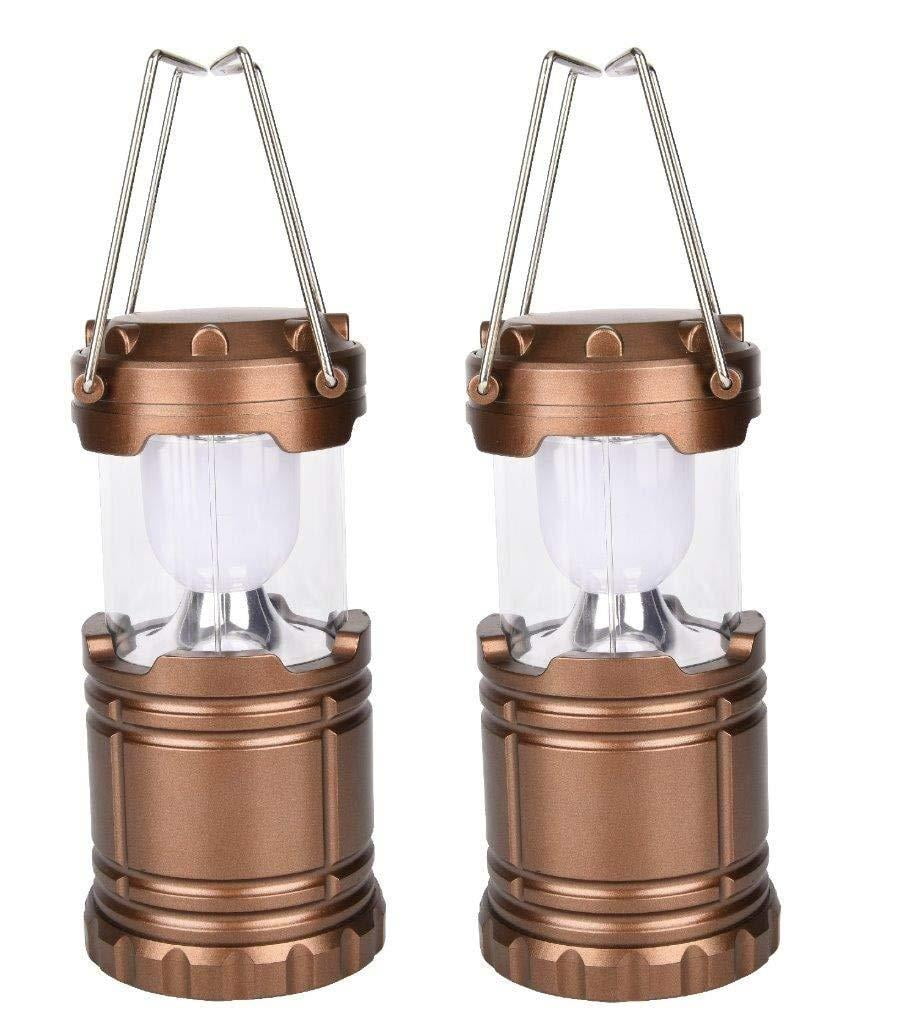 Lightahead Set of 2 Portable Outdoor LED Camping Lantern Equipment
