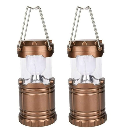 Lightahead Set of 2 Portable Outdoor LED Camping Lantern Equipment - Great for Emergency, Tent Light, Backpacking