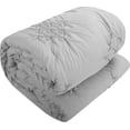 thumbnail image 2 of Kristi 7 Piece Pinch Pleat Comforter Set in Grey by Nanshing, King, 2 of 7