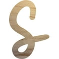 thumbnail image 1 of Wooden Letter S Craft Project, 3'' Tall Small Unfinished Wood Alphabet Letter, DIY, 1 of 3