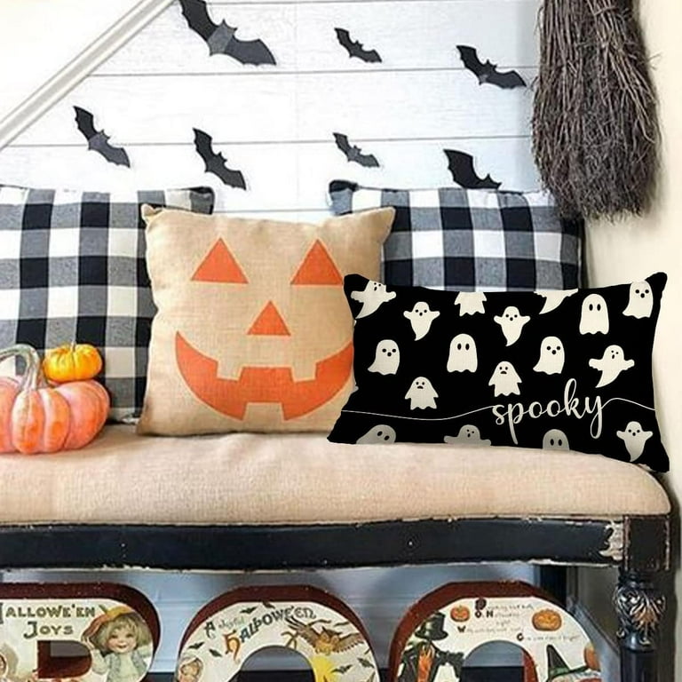 Outdoor halloween pillow covers sale