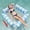 Light Blue, variant on 4 in 1 Ultra Lounge System Float, 4-in-1 Inflatable Water Hammock — Pool Floating Lounge Chair & Swimming Bed, Pools Floaties for Adults Swimming Pool Lake Beach