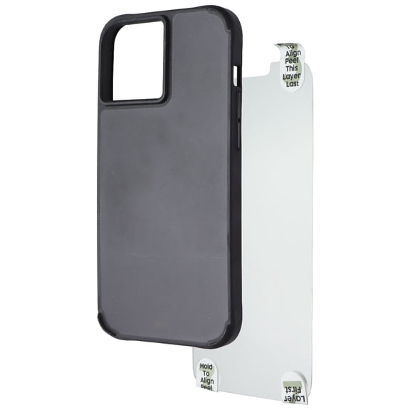 Open Box Case-Mate Tough Case with Screen Protector for iPhone 13 Pro Max - Black