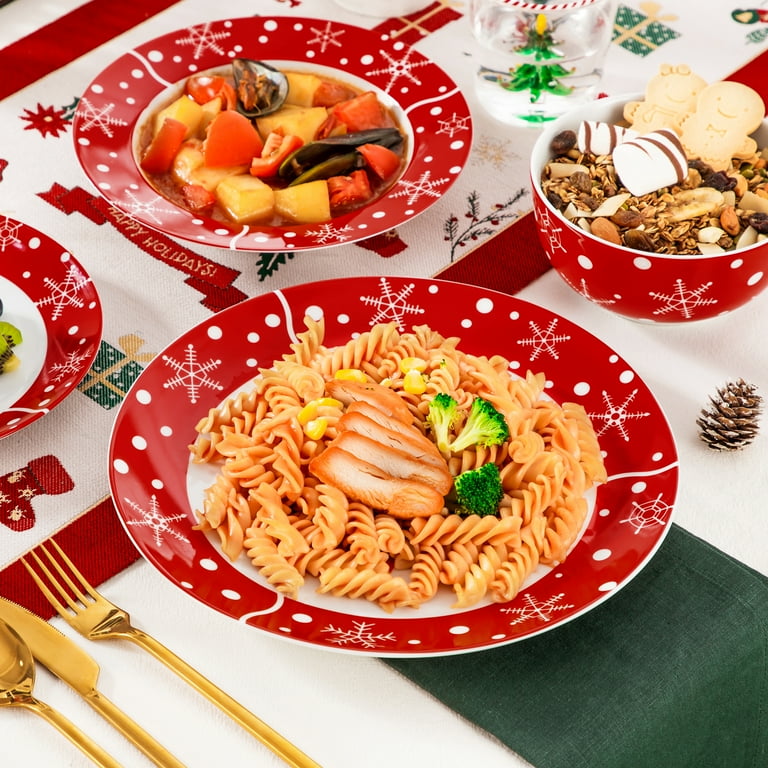 Porcelain Dinnerware Childrens Christmas Dinner Plate Dinnerware