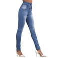 thumbnail image 3 of Julycc Womens High Waist Stretch Dim Pants Skinny Ankle Jeans, 3 of 5