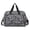 black, variant on Leopard Print Carry on Travel Duffle Bag, Large Capacity Weekender Overnight Bags for Women, Yoga & Gym Tote Bag with Adjustable Strap