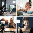 thumbnail image 6 of Led Video Light for Camera, RGB Photography Lighting Kit (2 Packs) with Tripod/Remote,Dimmable 6500K for Desktop Filming/Streaming/Video Conferencing/Studio Shooting, 6 of 8