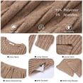 thumbnail image 6 of UVN Pajama Sets for Women Long Sleeve Lounge Set Ribbed Knit Sleepwear 2 Piece Pjs Soft Loungewear with Pockets, 6 of 11
