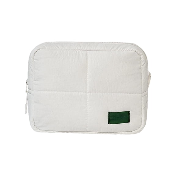 Nylon Waterproof Makeup Toiletry Travel Bag Organizer Pouch for Cosmetics Toiletries Luggage Storage Portable Divided Case with Padded Protection