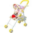 thumbnail image 1 of LAICAIW Poussette pour Poupée, Poussette Pliable pour Poupée, Landau pour Poupée, Landau Convertible Réaliste pour Poupée, Poussette Jouet pour Bébé, Ensemble de Jeu Créatif de Poussette pour Poupée pour Tout-Petits et Filles, Nutrition et R, 1 of 7