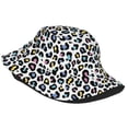 thumbnail image 2 of ZICANCN Colorful Leopard Abstract Bucket Hat , Unisex Print Double-Side-Wear Bucket Hat for Golf Fishing Beach Outdoor, 2 of 5