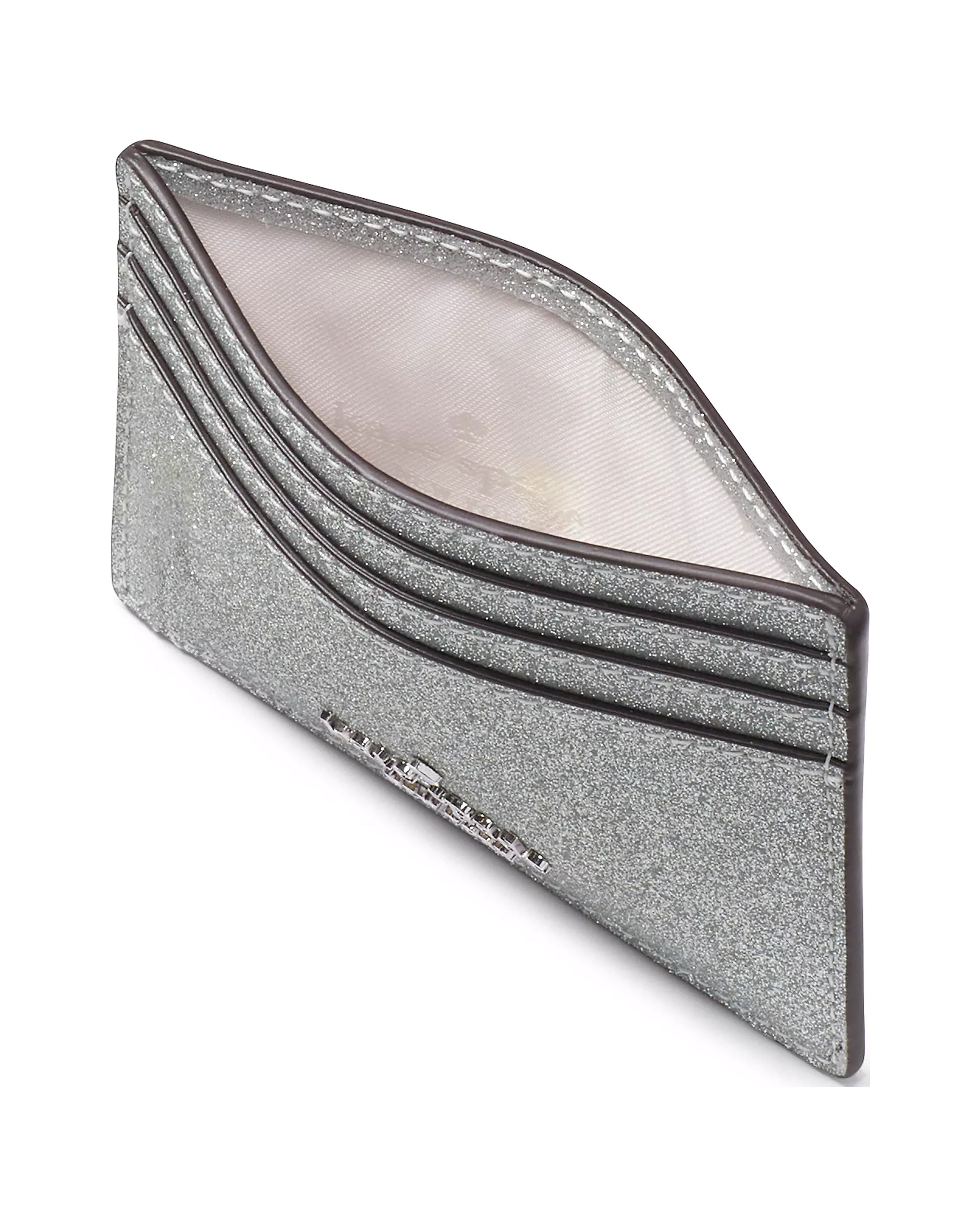【Kate Spade】Glimmer Glitter Slim Card Holder ◆国内発送◆ Kate Spade New York Women's Glimmer Glitter Small Slim Card