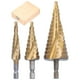 thumbnail image 1 of 3Pcs Hex Shank Step Drill Bit High Speed Steel Sturdy Durable Convenient Spiral Step Drill Bit, 1 of 5