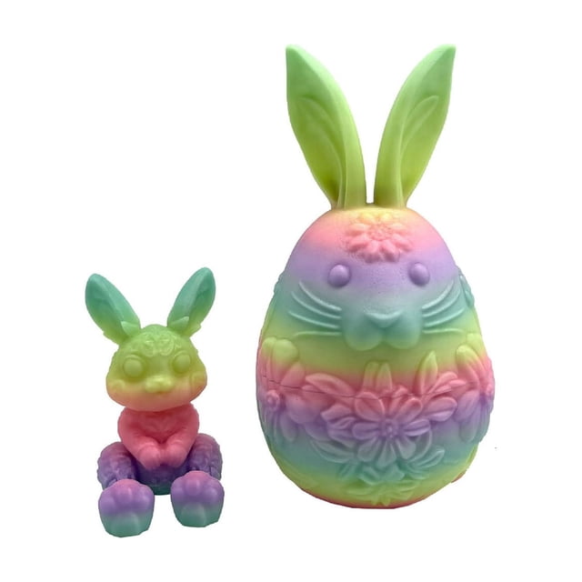 Printed Easter Gift Surprise Easter Egg Joint Movable Decoration Figurine Figurine