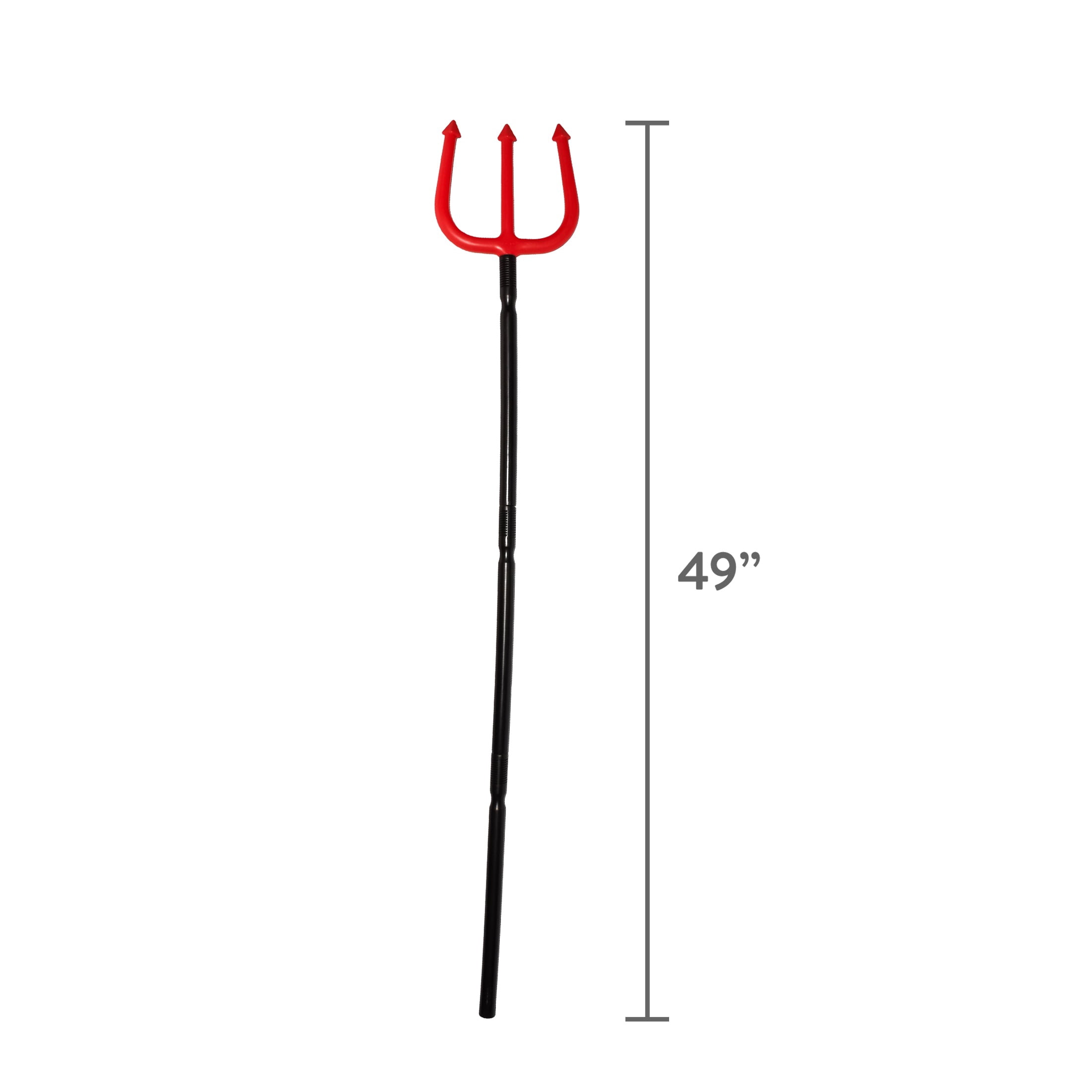 Devil Pitchfork Toy Costume Accessory for Children, Red and Black, Halloween by Way To Celebrate