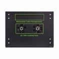 thumbnail image 4 of NavePoint 6U Server Rack Enclosure - 17.7” Deep, 6U Wall Mount Network Cabinet with Locking Glass Door for 19” IT Equipment, 6U Network Rack with 2 Fans, Removable Side Panels, Black, 4 of 7