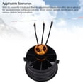 thumbnail image 4 of Turbine Fan Assembly, 64mm Duct Fan Versatile Usage  for Computer Cooling, 4 of 7