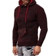 thumbnail image 3 of Awdenio Pull Automne-Hiver pour Hommes Grande Taille Mélangé Pull Couleur, 3 of 5