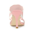 thumbnail image 2 of BLISSFUL STEP Women's Printed Stiletto Heels Slides Sandals, 2 of 7