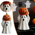 thumbnail image 1 of Ltdhehe Halloween Figurine With Pumpkin Statue Desktop Sculpture Home, 1 of 5
