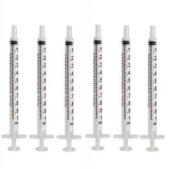 Exotic Nutrition 1mL Slip-Tip Feeding Syringes 6 pack