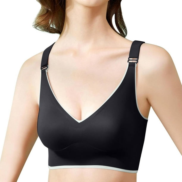 B91xZ Full Figure Bras for Women Low Support Seamless Pullover