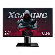 Xgaming Ultra-Thin 24inch 100Hz Gaming Monitor, FHD 1080p LED Monitor, 1920*1080p Monitor for Home Office, IPS HDR Computer Monitor HDMI Display with Low Blue Light, free sync, VESA Compatible