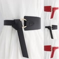 thumbnail image 6 of Women Belts for Jeans Fashion Waist Belt Plus Size Women Belts with Gold Buckle for Jeans Pants Dress Ladies Leather Belt Skinny Belts for Women Dresses Fashion Women Thin Belts for Dress Pants,Black, 6 of 7