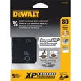 thumbnail image 2 of Papel de lija DEWALT DWAM4321, lámina de malla de grano 80, 5 hojas, 2 of 3