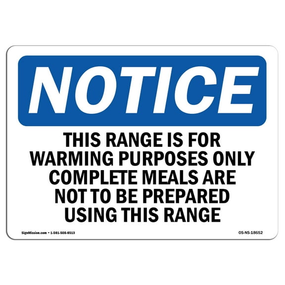 SignMission OS-NS-A-1824-V-17188 18 x 24 in. OSHA Notice Sign - Personal Flotation