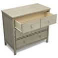 Delta Children Middleton 3 Drawer Dresser, Textured Limestone