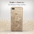 thumbnail image 3 of Ringke Air Prism Case Compatible with iPhone 8 Plus, 3D Geometric Design Slim Cover - Glitter Gray, 3 of 7