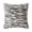 Black #3, variant on StlyGar Zebra Stripe Faux Fur Animal Design Decorative Throw Cover – White Plush Cushion Case for Couch, Bedroom, Living Room and Office Décor