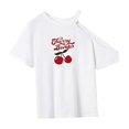 thumbnail image 4 of Camiseta para Mujer, Disfraz de Verano, Ropa de Calle, Camisa con Cuello Redondo para Viaje de Trabajo, Mujer S, 4 of 7